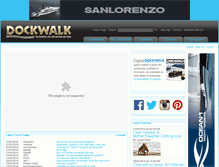 Tablet Screenshot of dockwalk.com